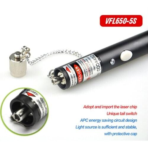 Optical Fiber Cable Fault Locator Fiber Testing 20mw Pen Type Visual Fault Locator Telecom Equipment 20mw 20km 3pcs/lot