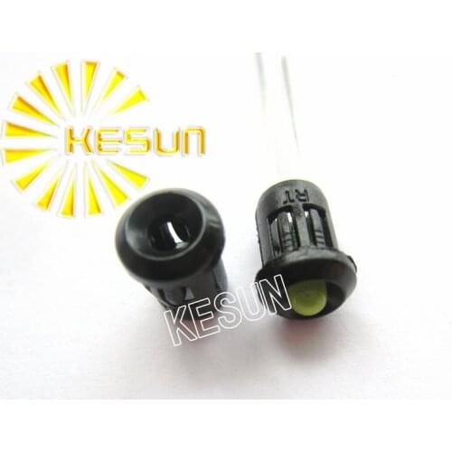 1000PCS x 3mm Black Plastic LED Holder Case Cup Mounting for 3mm Light-emitting Diode