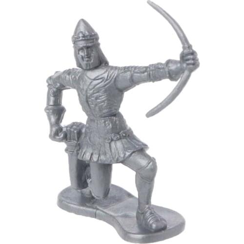 14Pcs/set Medieval Knights Toy Catapult Crossbow Soldier Figures Playset Chariot Y4UD