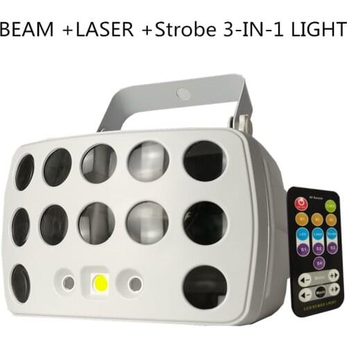 3-IN-1 private room light laser + strobe + beam light KTV stage disco lamp