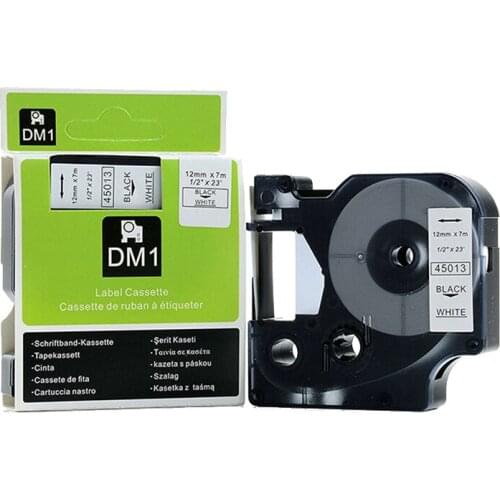 Promotional Discounts DYMO 43613 6mm*7m black on white 43613 DYMO Label Tape Compatible for DYMO label printer ribbons