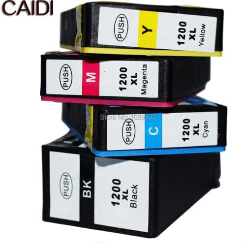 4 pack PGI-1200 XL Ink Cartridges Compatible For Canon MAXIFY MB2020 MB2320 MB2050 MB2350 INKS OF PRINTER WHIT CHIPS PGI 1200