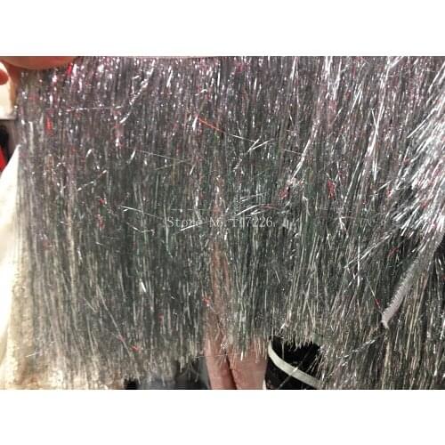 50 yards/lot JRBC-252602 rayon luxury tassel fringe 20cm width for decoration dress