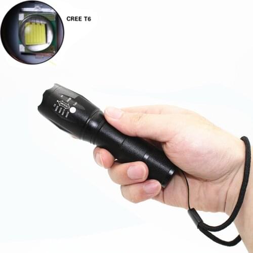 Aluminum XML T6 LED Flashlight Waterproof Lanterna Zoomable Torch Lamp lights For Camping Outdoor Night lighting