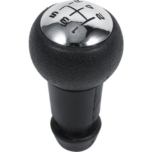 Car-Styling TOPS Universal Black Car 5 Speed Gear Stick Shift Knob Manual For Peugeot 307 Gear Stick Shift Knob Gear Shift Knob