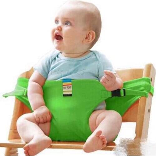 Kids Chair Baby Chair Travel Foldable Washable Infant Dining High Dinning Cover Seat Safety Belt Feeding Baby Care Accessories