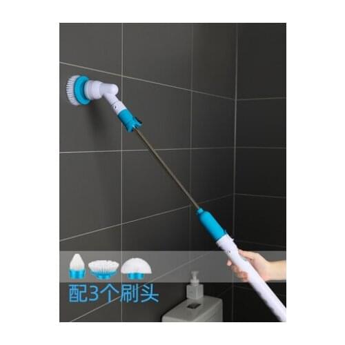 Electric automatic housework length mode labor-saving easy bathroom tile wall cleaning toilet artifact brush J06