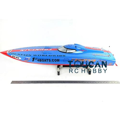 G26IP1 ARTR Gasoline 26CC-Clutch Engine RC Racing Boat Deep-V Shaft Rudder Blue TH02719