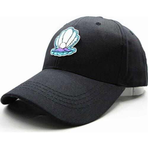 Pearls Embroidery Cotton Baseball Cap Hip-hop Cap Adjustable Snapback Hats for Men and Women 99