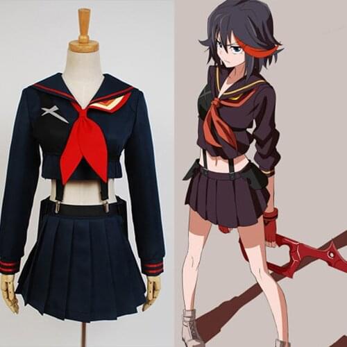 Japanese Anime KILL la KILL Ryuko Matoi Cosplay Costume Halloween Party Uniform