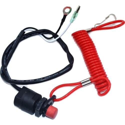 Engine Emergency Kill Stop Switch Closed Safety Push Button for 2 stroke Pocket Mini Dirt Bike ATV Quad For an outboard motor