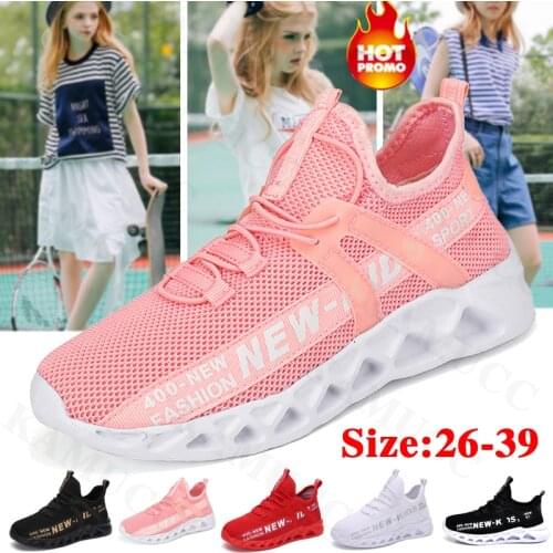 Fashion Kids Sport Shoes Boys Running Sneakers Breathable Soft Sole Children Casual Shoes Lightweight Girls Tenis Sneakers