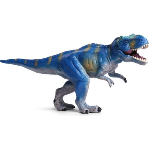 Tyrannosaurus Rex Dinosaur Model Blue Tyrannosaurus Jurassic Simulation Solid Animal Model Decoration Action Figures Toys Gifts