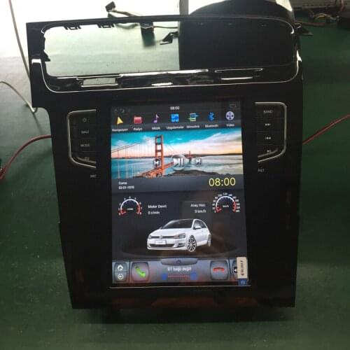 10.4 Inch PX6 Tesla Android 9 GPS Navigation Multimedia Player For VW Golf 7 2014 2015 Car Radio Automotivo Stereo DSP Head Unit