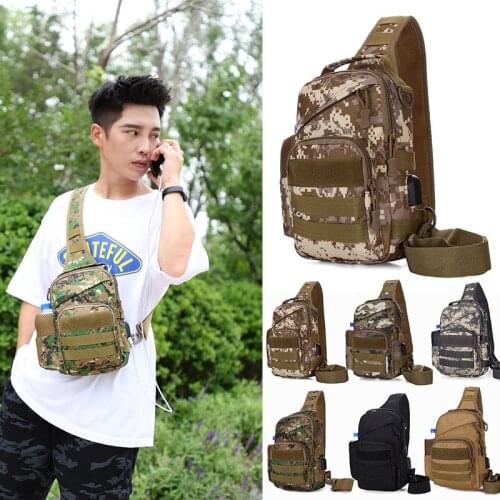 Mens Outdoor Outing Sport Sling Bag Waterproof Canvas Casual One Shoulder Bag Cycling Riding Bag Hiking Climbing Camping Pouch