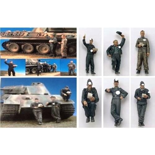 Resin soldier 6 people kit model 1:35