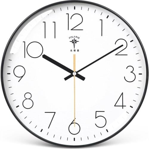 Nordic Home Simple Wall Clock Living Room Creative Silent Wall Clock Quartz Round White Orologi Parete Bedroom Decor EB5WC