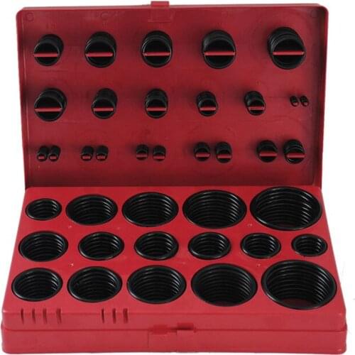 New 419pcs Rubber O Ring Kit Seal Gasket Universal Rubber O-ring Assortment Set R01-R32