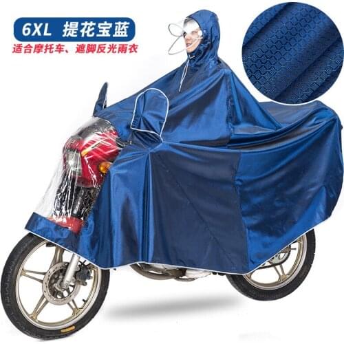 Single Double Adult Extra Thick Poncho Raincoat Men Motorcycle Electrombile Raincoat Manufacturer Adult Riding Women Rain Coat