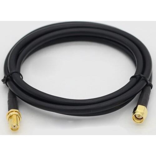 SMA female to SMA male RP-SMA-JK RG58 connector Extension antenna Coaxial Cable Extension Jumper Cable RF Connector