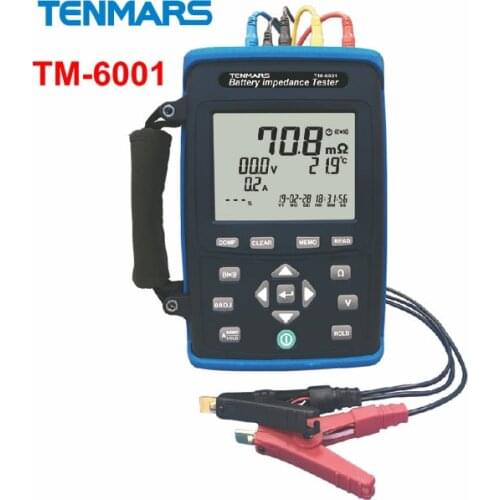 TM-6001/6002 battery impedance/capacity tester battery internal resistance temperature detector