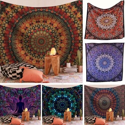 Unique Mandala Style Decoration Background Cloth 3D Printing Home Mural Tapestry Wall Hanging Cloth for Home Decor