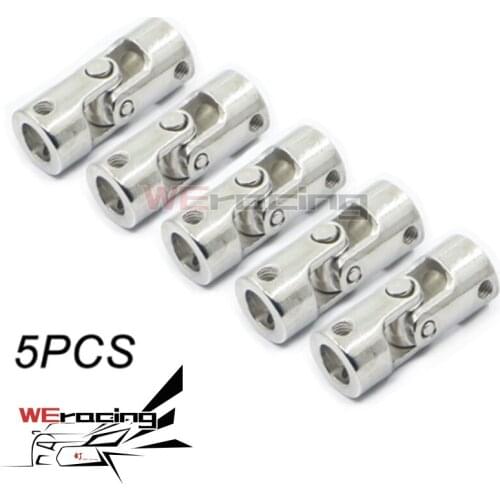 5pcs 5*8 6*8 4*3.17 mm Universal Joint Connector Model Stainless Steel Metal Cardan Joint Gimbal Motor Shaft combination S232