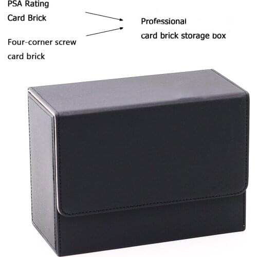 High Quality Four-corner Screws PSA Rating Card Brick Storage Box Card Case Deck Box For MTG/TCG/ PTCG/PKM Trading cards
