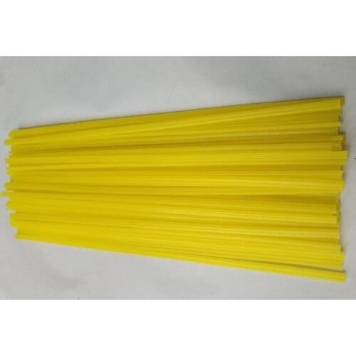 40PCS PP Yellow plastic welding rods PP welder rods high quality plastic welder gun hot air gun