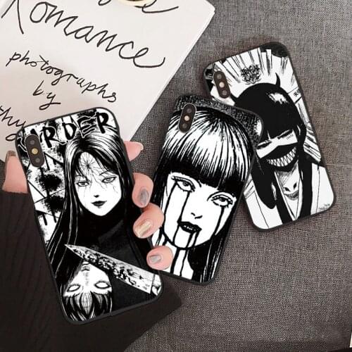 Junji Ito Tees Horror Case For Huawei Nova 5T P30 P20 P40 Honor 20 10 10i 10X Lite E Pro Y6 Y7 Y9 P Smart 2019 2020 2021 8X Capa