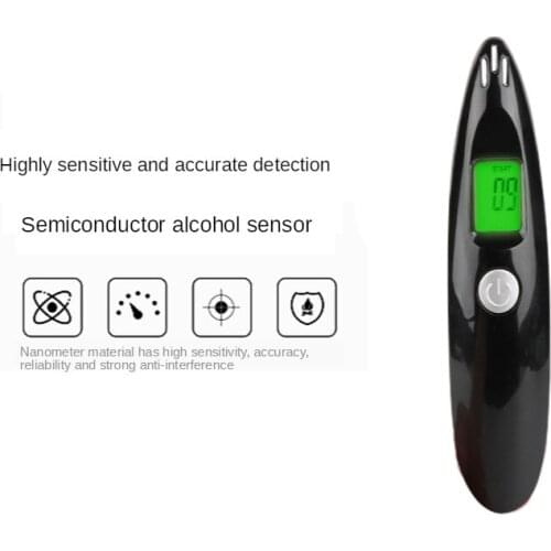 AT2800 Digital Breath Alcohol Tester Breathalyzer LCD Screen Blowing Alcohol Analyzer Detector Breathalyser With Backlight DD