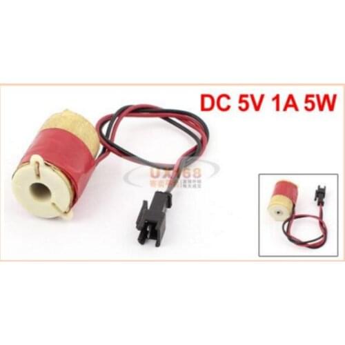 Electromagnet HIO-0837L-5V5 line package Electric control cabinet door lock cash register safe vending machine 1A 5W DC 5V