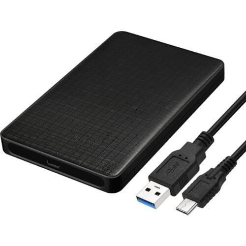 2.5 inch USB3.1 type C to Sata HDD mobile hard disk enclosure CaseTool Free 5Gbps Support 6TB UASP Protocol Hard Drive Enclosure