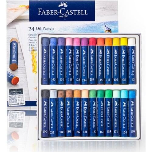 Faber Castell Oil Pastel 36 Color Professional Art Hand-Painted Oily Crayons Colores School Supplies