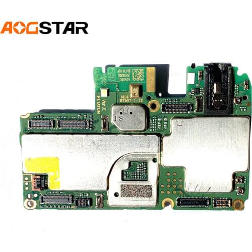 Aogstar Original Work Well Unlocked Motherboard Mainboard Main Circuits Flex Cable For Huawei Y6 2018 ATU-l21 ATU-al10