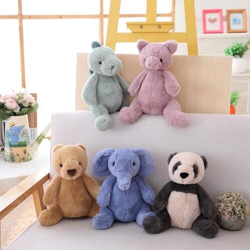 30cm cute animal plush toy stuffed dinosaur panda bear soft doll kids toys birthday gift for children