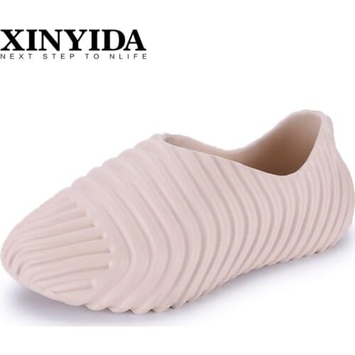 Mens YZY Skeleton Slides Slip On Breathable Casual Clogs Lightweight Men Slides Wave Runner Can Wear With Socks Plus Size 39-46