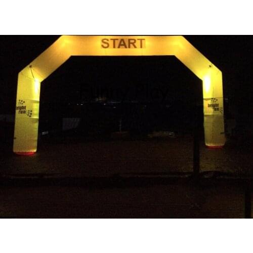 Inflatable Finish Line Arch led light inflatable arch rental for outdoor events LED inflatable lighting arch start finish line