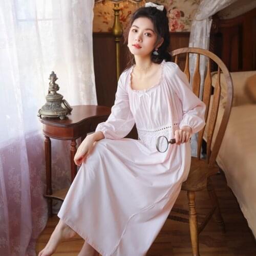 Roseheart Spring White Sexy Women Sleep Nightwear Suits Night Lace Nightgown Sleepwear 2 Pieces Long Pants Homewear Sleepshirts