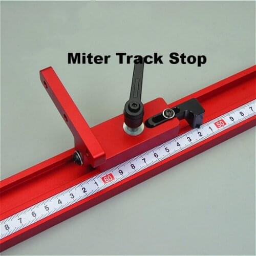NEW T-Tracks Aluminum Alloy Durable T- Slot Miter Track Jig Fixture w/ A Scale for Drill Press Router Table Band Saw Woodworking