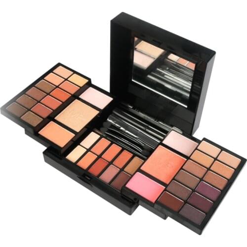 Professional 35 Color Makeup Set Matte Eye Shadow Long-Lasting Mascara Pressed Powder Cheek Blusher Complete makeup kit