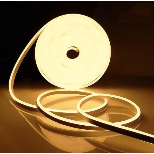 RGB LED Neon Light 220V WiFi Control Flexible LED Strip Light Neon Sign 5050 2835 Waterproof LED Ribbon Tape Bluetooth LED Rope