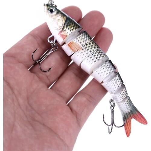 Fishing Wobbler Hengjia 1pcs Multi Segment Swimbait Artificial Hard Bait Sinking Lure Crankbait Fishing Tackle