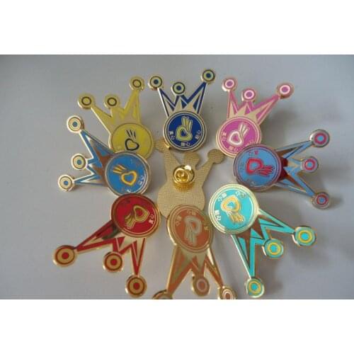 Die cast pin ,customised colorfull filled,kinds of plated