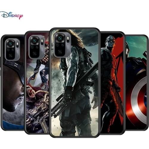 Marvel The Falcon and the Winter Soldier For Xiaomi Redmi Note 10S 10 9T 9S 9 8T 8 7S 7 6 5A 5 Pro Max TPU Silicone Phone Case