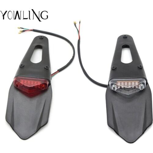 For EXC EXCF SX SXF SXS MXC MX XC XCW XCF XCFW EGS LC4 Light Enduro Trial Bike 12 LED Brake Stop Rear rear fender Tail Light