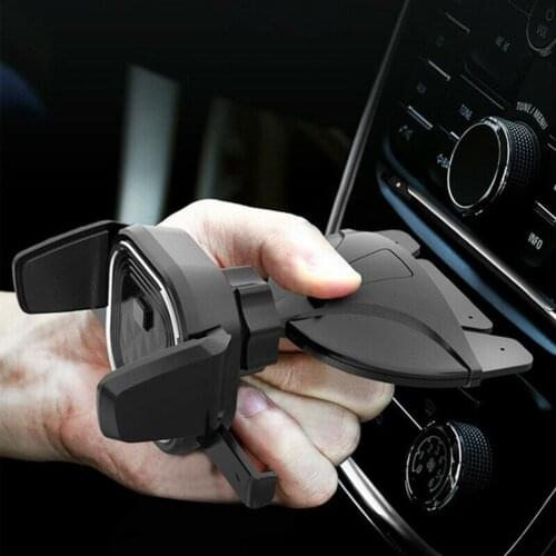 Universal 360 Degree Rotation Car CD Slot Mounted Phone Holder Stand Bracket Car-styling Accessories