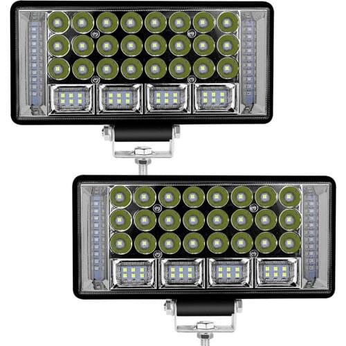 Universal LED Work Light Combo Beam Optional Types 8 inch 204W Daytime Lights Signal Lamp Spot Flood for Auto SUV ATV Truck Boat