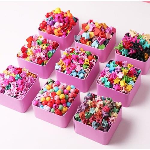 1Set Girls Cute Colorful Cartoon Small Hair Claws Children Lovely Hair Ornament Headband Hair Clip Kids Fashion Hair Accessories