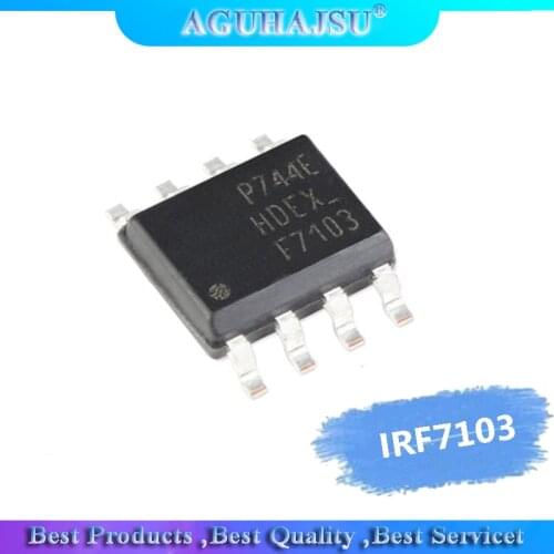 10PCS IRF7103TRPBF SOP8 IRF7103TR IRF7103 F7103 MOSFET MOSFT DUAL NCh 50V 3.0A New Original